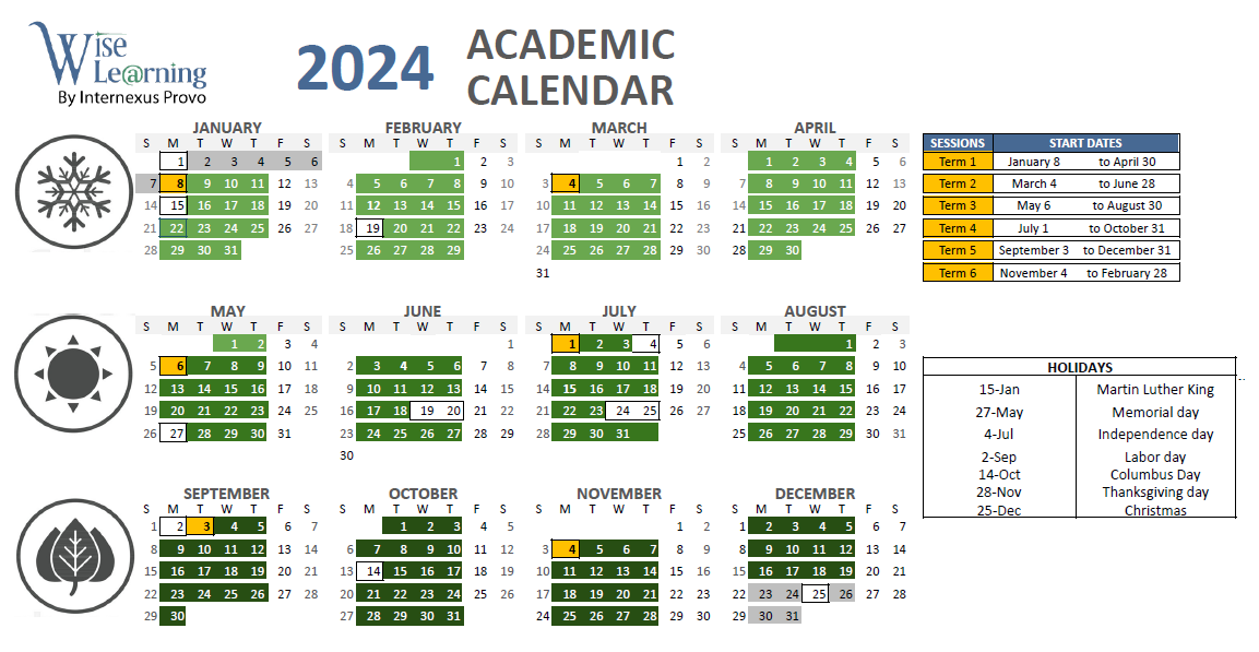 online-english-school-academic-calendar